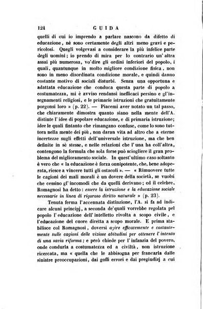 Guida dell'educatore foglio mensuale redatto da Raffaello Lambruschini