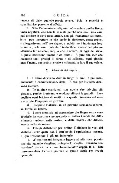 Guida dell'educatore foglio mensuale redatto da Raffaello Lambruschini