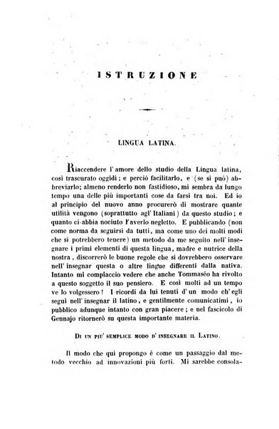 Guida dell'educatore foglio mensuale redatto da Raffaello Lambruschini