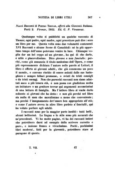 Guida dell'educatore foglio mensuale redatto da Raffaello Lambruschini