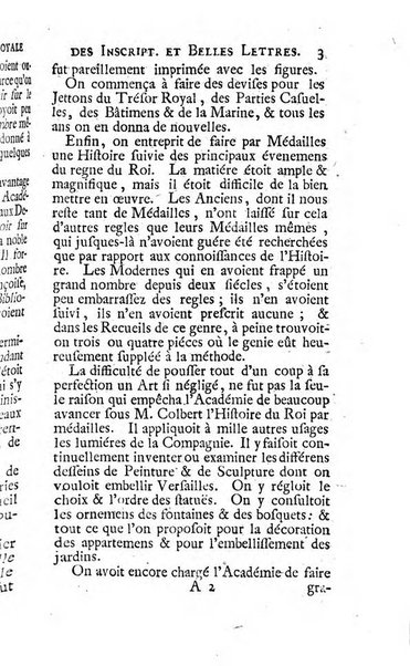 Histoire de l'Academie royale des inscriptions et belles lettres depuis son establissement jusqu'à present avec les Mémoires de littérature tirez des registres de cette Académie..