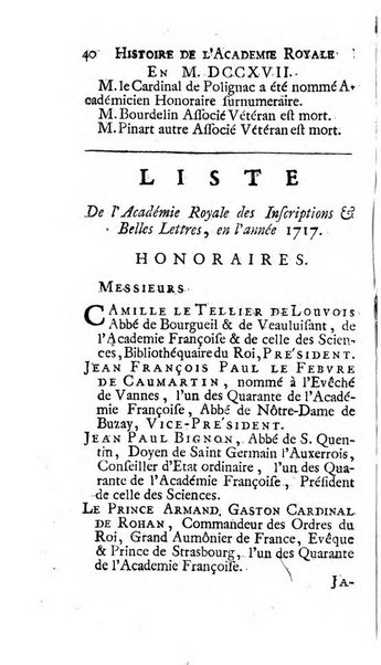 Histoire de l'Academie royale des inscriptions et belles lettres depuis son establissement jusqu'à present avec les Mémoires de littérature tirez des registres de cette Académie..