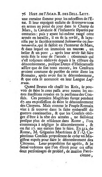 Histoire de l'Academie royale des inscriptions et belles lettres depuis son establissement jusqu'à present avec les Mémoires de littérature tirez des registres de cette Académie..