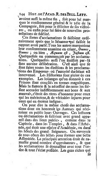 Histoire de l'Academie royale des inscriptions et belles lettres depuis son establissement jusqu'à present avec les Mémoires de littérature tirez des registres de cette Académie..