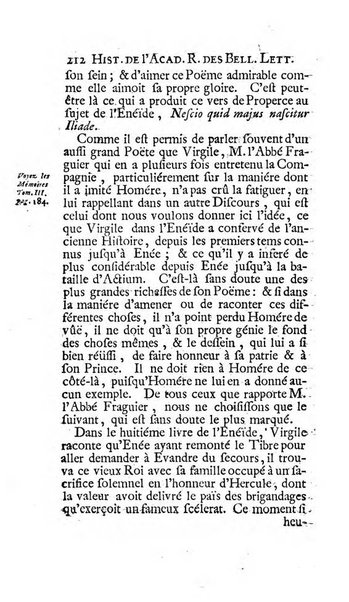 Histoire de l'Academie royale des inscriptions et belles lettres depuis son establissement jusqu'à present avec les Mémoires de littérature tirez des registres de cette Académie..