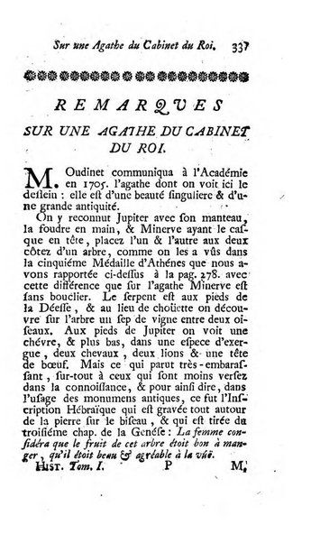 Histoire de l'Academie royale des inscriptions et belles lettres depuis son establissement jusqu'à present avec les Mémoires de littérature tirez des registres de cette Académie..