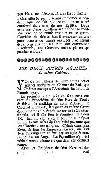 Histoire de l'Academie royale des inscriptions et belles lettres depuis son establissement jusqu'à present avec les Mémoires de littérature tirez des registres de cette Académie..