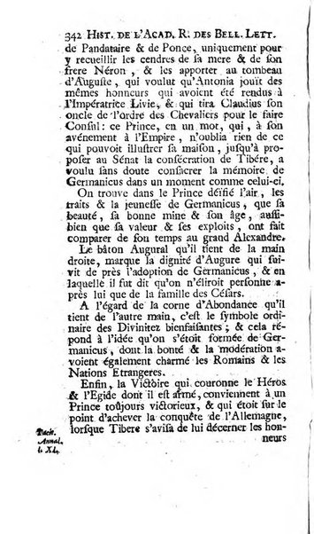 Histoire de l'Academie royale des inscriptions et belles lettres depuis son establissement jusqu'à present avec les Mémoires de littérature tirez des registres de cette Académie..