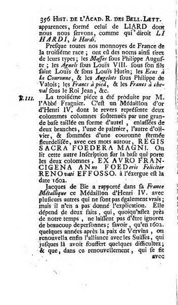 Histoire de l'Academie royale des inscriptions et belles lettres depuis son establissement jusqu'à present avec les Mémoires de littérature tirez des registres de cette Académie..