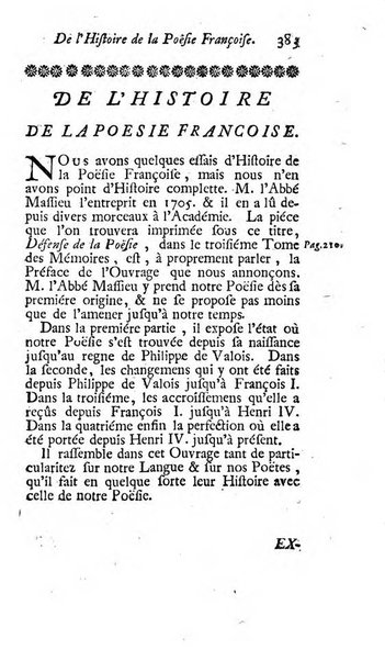 Histoire de l'Academie royale des inscriptions et belles lettres depuis son establissement jusqu'à present avec les Mémoires de littérature tirez des registres de cette Académie..