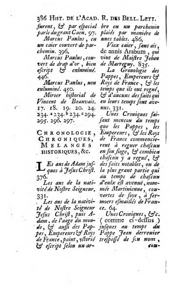 Histoire de l'Academie royale des inscriptions et belles lettres depuis son establissement jusqu'à present avec les Mémoires de littérature tirez des registres de cette Académie..