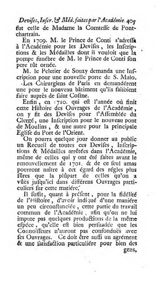 Histoire de l'Academie royale des inscriptions et belles lettres depuis son establissement jusqu'à present avec les Mémoires de littérature tirez des registres de cette Académie..