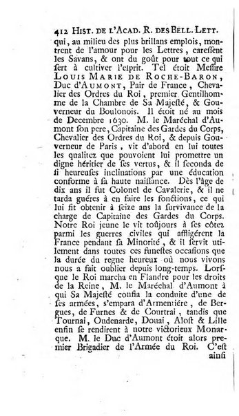 Histoire de l'Academie royale des inscriptions et belles lettres depuis son establissement jusqu'à present avec les Mémoires de littérature tirez des registres de cette Académie..