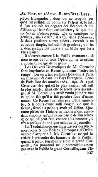 Histoire de l'Academie royale des inscriptions et belles lettres depuis son establissement jusqu'à present avec les Mémoires de littérature tirez des registres de cette Académie..