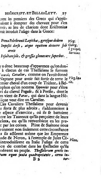 Histoire de l'Academie royale des inscriptions et belles lettres depuis son establissement jusqu'à present avec les Mémoires de littérature tirez des registres de cette Académie..