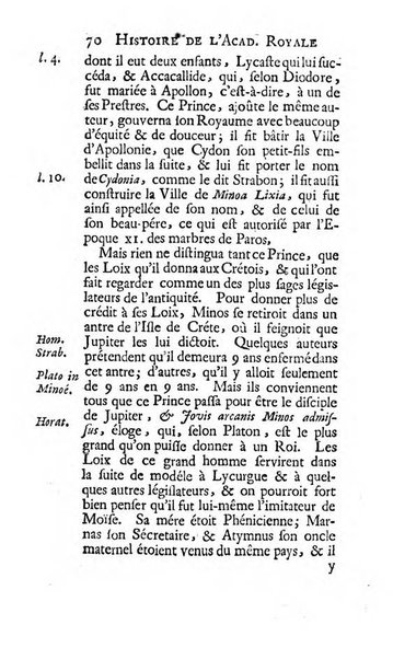 Histoire de l'Academie royale des inscriptions et belles lettres depuis son establissement jusqu'à present avec les Mémoires de littérature tirez des registres de cette Académie..