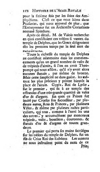 Histoire de l'Academie royale des inscriptions et belles lettres depuis son establissement jusqu'à present avec les Mémoires de littérature tirez des registres de cette Académie..