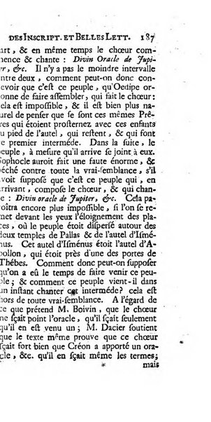 Histoire de l'Academie royale des inscriptions et belles lettres depuis son establissement jusqu'à present avec les Mémoires de littérature tirez des registres de cette Académie..