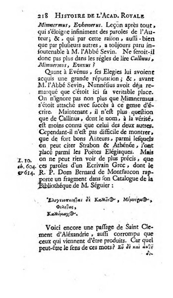 Histoire de l'Academie royale des inscriptions et belles lettres depuis son establissement jusqu'à present avec les Mémoires de littérature tirez des registres de cette Académie..