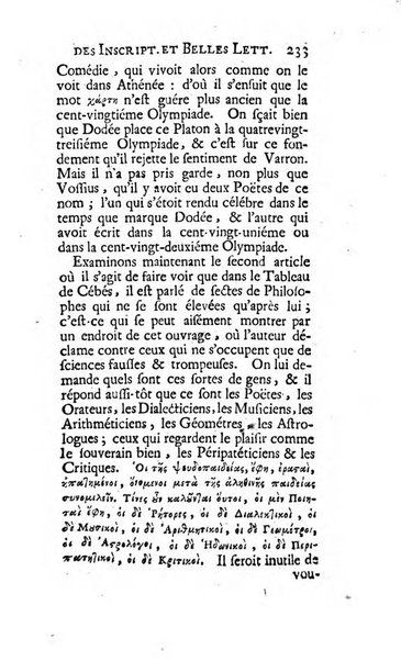 Histoire de l'Academie royale des inscriptions et belles lettres depuis son establissement jusqu'à present avec les Mémoires de littérature tirez des registres de cette Académie..