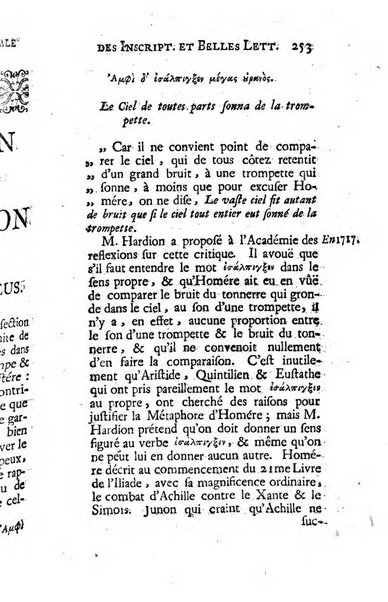 Histoire de l'Academie royale des inscriptions et belles lettres depuis son establissement jusqu'à present avec les Mémoires de littérature tirez des registres de cette Académie..