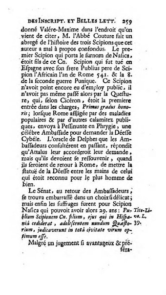 Histoire de l'Academie royale des inscriptions et belles lettres depuis son establissement jusqu'à present avec les Mémoires de littérature tirez des registres de cette Académie..