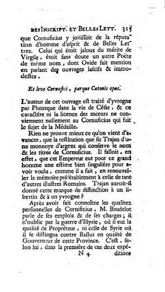 Histoire de l'Academie royale des inscriptions et belles lettres depuis son establissement jusqu'à present avec les Mémoires de littérature tirez des registres de cette Académie..