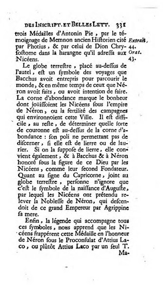 Histoire de l'Academie royale des inscriptions et belles lettres depuis son establissement jusqu'à present avec les Mémoires de littérature tirez des registres de cette Académie..