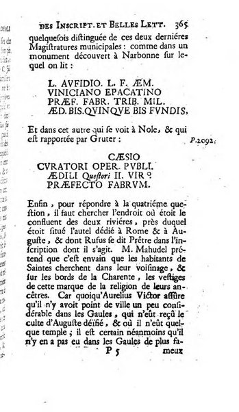 Histoire de l'Academie royale des inscriptions et belles lettres depuis son establissement jusqu'à present avec les Mémoires de littérature tirez des registres de cette Académie..