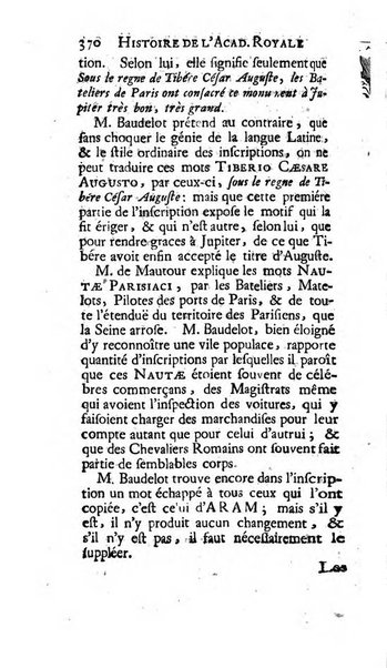 Histoire de l'Academie royale des inscriptions et belles lettres depuis son establissement jusqu'à present avec les Mémoires de littérature tirez des registres de cette Académie..