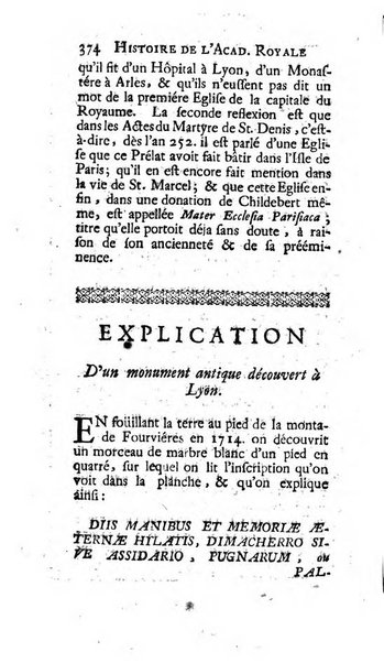 Histoire de l'Academie royale des inscriptions et belles lettres depuis son establissement jusqu'à present avec les Mémoires de littérature tirez des registres de cette Académie..