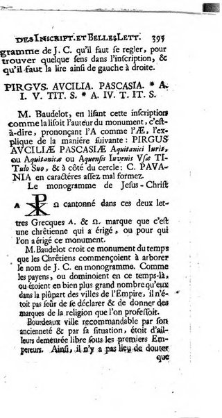 Histoire de l'Academie royale des inscriptions et belles lettres depuis son establissement jusqu'à present avec les Mémoires de littérature tirez des registres de cette Académie..