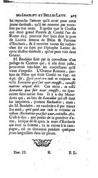 Histoire de l'Academie royale des inscriptions et belles lettres depuis son establissement jusqu'à present avec les Mémoires de littérature tirez des registres de cette Académie..