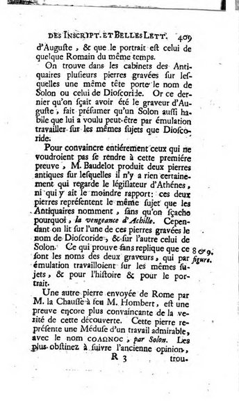 Histoire de l'Academie royale des inscriptions et belles lettres depuis son establissement jusqu'à present avec les Mémoires de littérature tirez des registres de cette Académie..