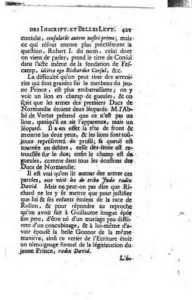 Histoire de l'Academie royale des inscriptions et belles lettres depuis son establissement jusqu'à present avec les Mémoires de littérature tirez des registres de cette Académie..