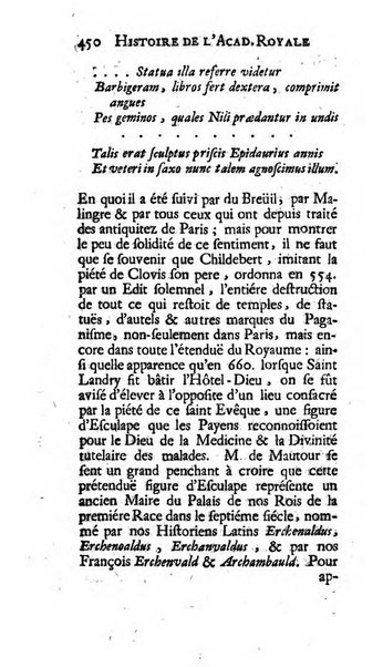 Histoire de l'Academie royale des inscriptions et belles lettres depuis son establissement jusqu'à present avec les Mémoires de littérature tirez des registres de cette Académie..