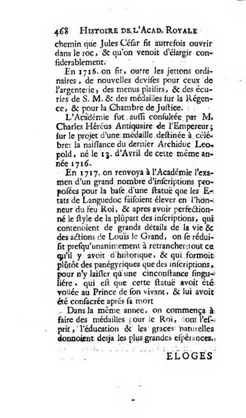 Histoire de l'Academie royale des inscriptions et belles lettres depuis son establissement jusqu'à present avec les Mémoires de littérature tirez des registres de cette Académie..