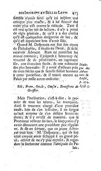 Histoire de l'Academie royale des inscriptions et belles lettres depuis son establissement jusqu'à present avec les Mémoires de littérature tirez des registres de cette Académie..