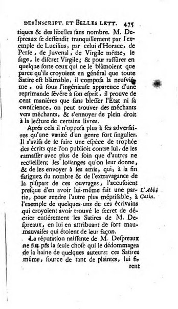 Histoire de l'Academie royale des inscriptions et belles lettres depuis son establissement jusqu'à present avec les Mémoires de littérature tirez des registres de cette Académie..