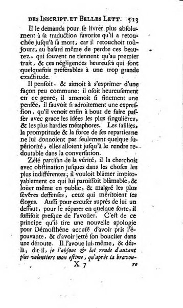 Histoire de l'Academie royale des inscriptions et belles lettres depuis son establissement jusqu'à present avec les Mémoires de littérature tirez des registres de cette Académie..