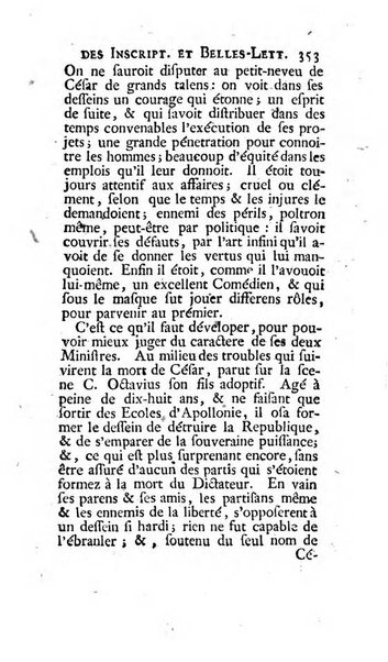 Histoire de l'Academie royale des inscriptions et belles lettres depuis son establissement jusqu'à present avec les Mémoires de littérature tirez des registres de cette Académie..