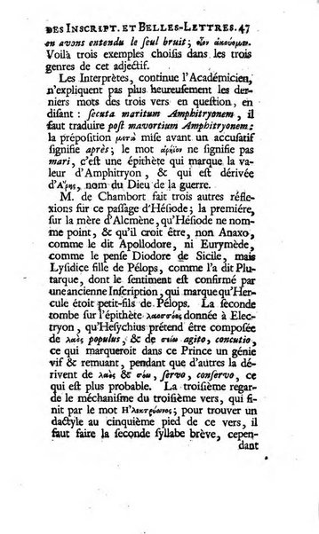 Histoire de l'Academie royale des inscriptions et belles lettres depuis son establissement jusqu'à present avec les Mémoires de littérature tirez des registres de cette Académie..