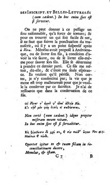 Histoire de l'Academie royale des inscriptions et belles lettres depuis son establissement jusqu'à present avec les Mémoires de littérature tirez des registres de cette Académie..