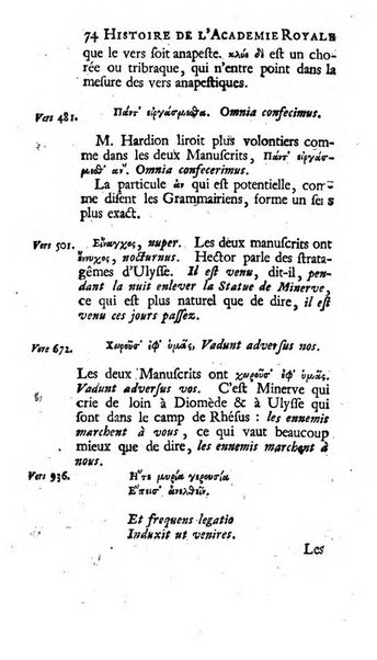 Histoire de l'Academie royale des inscriptions et belles lettres depuis son establissement jusqu'à present avec les Mémoires de littérature tirez des registres de cette Académie..