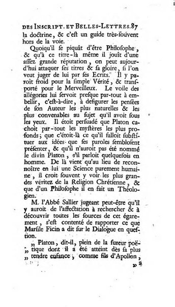 Histoire de l'Academie royale des inscriptions et belles lettres depuis son establissement jusqu'à present avec les Mémoires de littérature tirez des registres de cette Académie..