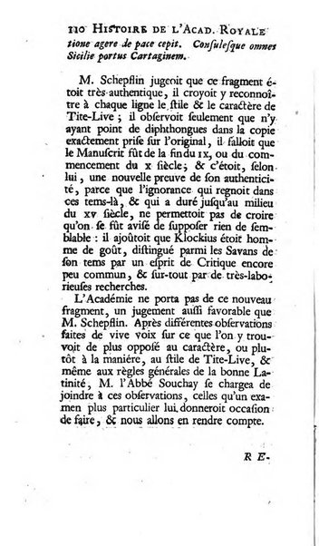 Histoire de l'Academie royale des inscriptions et belles lettres depuis son establissement jusqu'à present avec les Mémoires de littérature tirez des registres de cette Académie..