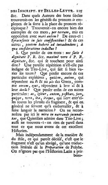 Histoire de l'Academie royale des inscriptions et belles lettres depuis son establissement jusqu'à present avec les Mémoires de littérature tirez des registres de cette Académie..