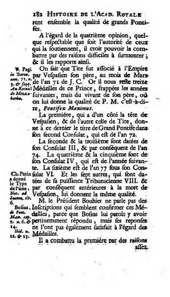 Histoire de l'Academie royale des inscriptions et belles lettres depuis son establissement jusqu'à present avec les Mémoires de littérature tirez des registres de cette Académie..