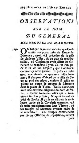 Histoire de l'Academie royale des inscriptions et belles lettres depuis son establissement jusqu'à present avec les Mémoires de littérature tirez des registres de cette Académie..