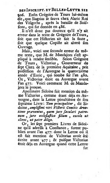 Histoire de l'Academie royale des inscriptions et belles lettres depuis son establissement jusqu'à present avec les Mémoires de littérature tirez des registres de cette Académie..